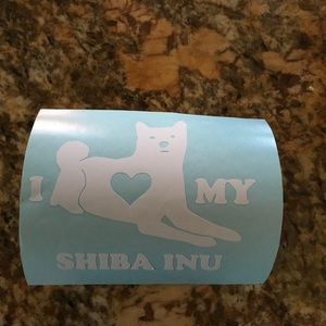 Shiba Inu Vinyl Decal